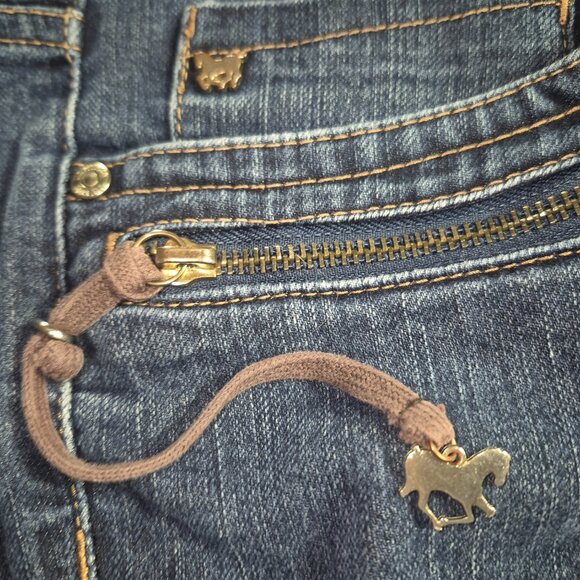 U.S. Polo Assn Girls Denim Jeans Size 13/14 Blue Stretch - Picture 4 of 9